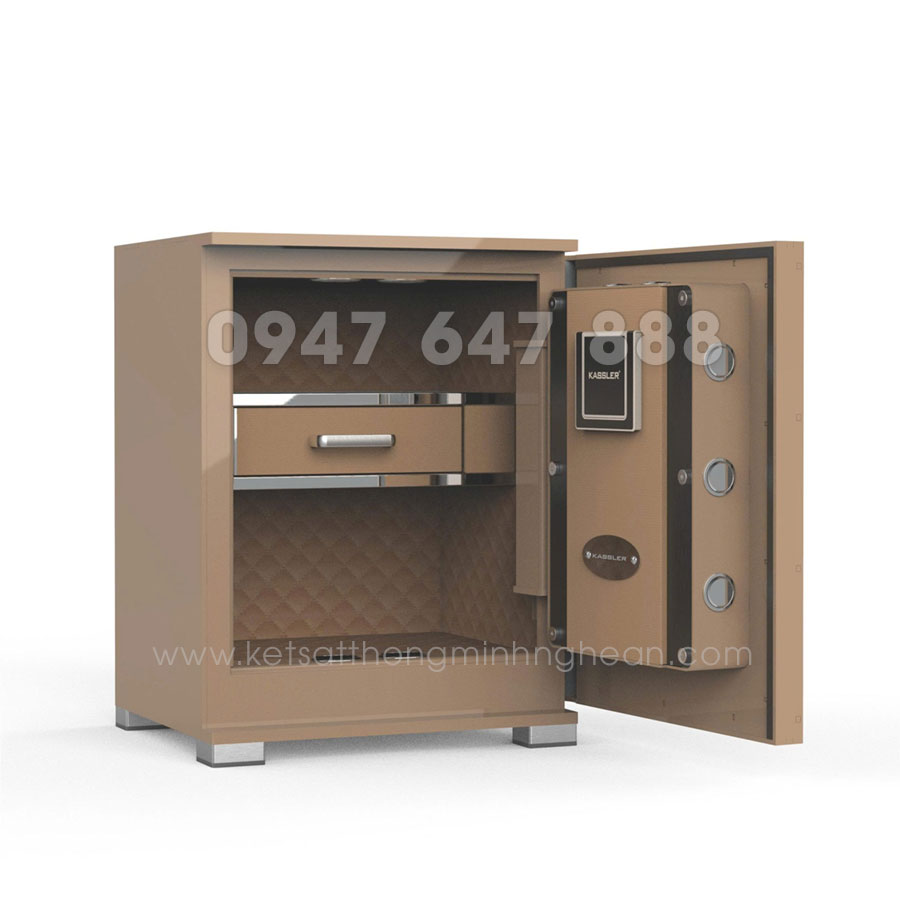 Két Sắt Vân Tay Kassler KL-55LS7 Gold Sand