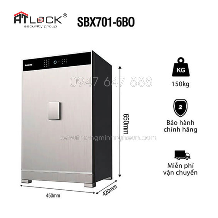 Két sắt Philips SBX701-6B0