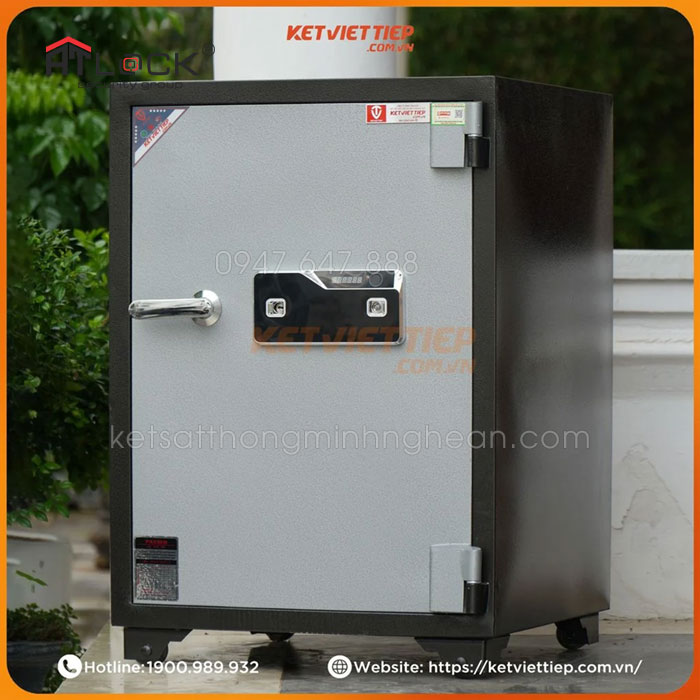 Két sắt Việt Tiệp KVT110VTDT khóa vân tay điện tử