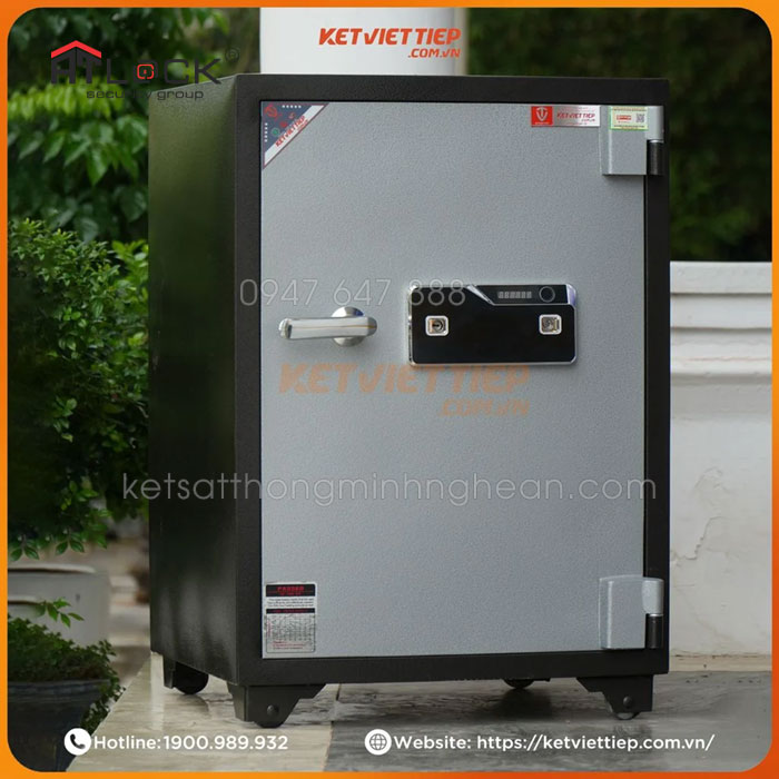 Két sắt Việt Tiệp KVT110VTDT khóa vân tay điện tử